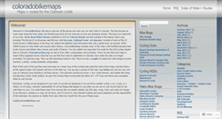 Desktop Screenshot of coloradobikemaps.com