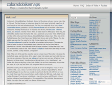Tablet Screenshot of coloradobikemaps.com